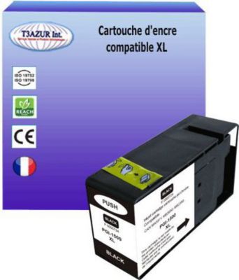 Cartouche d'encre T3AZUR pour Canon PGI-1500 XL Noire