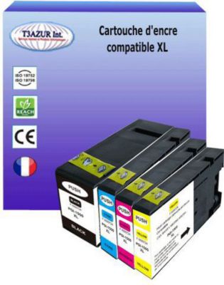 Cartouche d'encre T3AZUR pour Canon PGI-1500 XL (pack4)