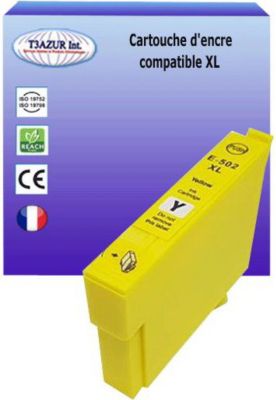 Cartouche d'encre T3AZUR pour Epson 502XL Jaune Cartouche d'encre T3AZUR pour Epson 502XL Jaune