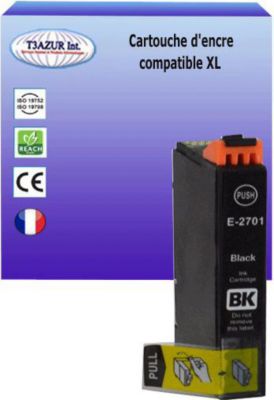 Cartouche d'encre T3AZUR pour Epson T2711 / T27XL Noire