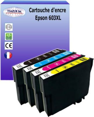 Cartouche d'encre T3AZUR pour Epson 603XL (pack 4)