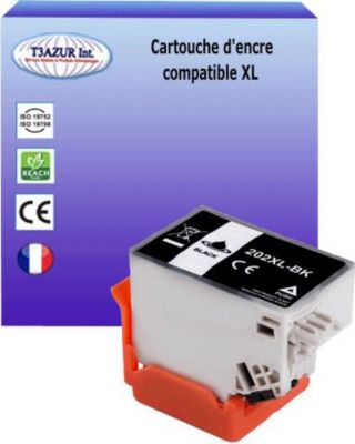 Cartouche d'encre T3AZUR pour Epson 202 XL Noire Cartouche d'encre T3AZUR pour Epson 202 XL Noire