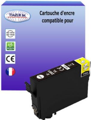 Cartouche d'encre T3AZUR pour  Epson T2991 / T29XL Noire Cartouche d'encre T3AZUR pour  Epson T2991 / T29XL Noire
