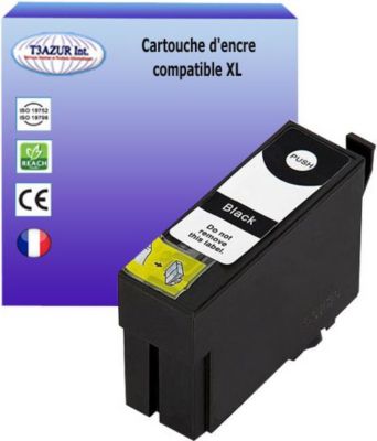 Cartouche d'encre T3AZUR pour Epson T3591 / T35XL Noire Cartouche d'encre T3AZUR pour Epson T3591 / T35XL Noire