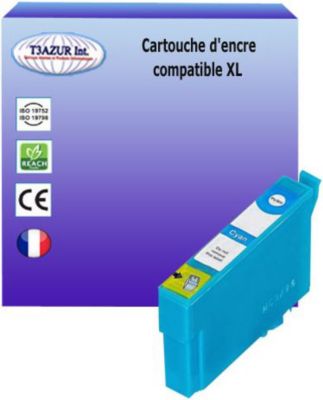 Cartouche d'encre T3AZUR pour Epson T3592 / T35XL Cyan Cartouche d'encre T3AZUR pour Epson T3592 / T35XL Cyan