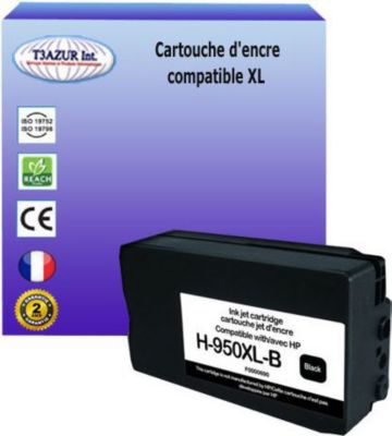 Cartouche d'encre T3AZUR pour HP 950 XL  Noire