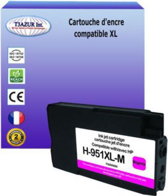 Cartouche d'encre T3AZUR pour HP 951 XL  Magenta