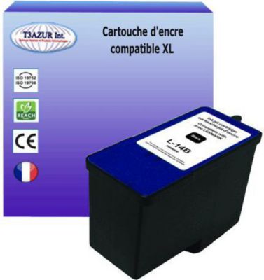 Cartouche d'encre T3AZUR pour Lexmark 14 Noire