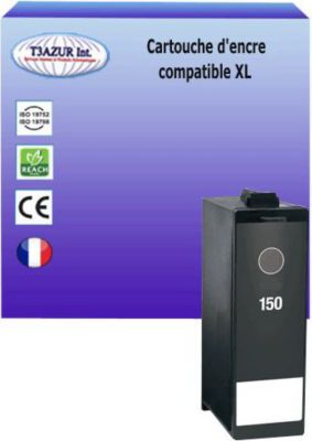 Cartouche d'encre T3AZUR pour Lexmark 150 XL Noire Cartouche d'encre T3AZUR pour Lexmark 150 XL Noire