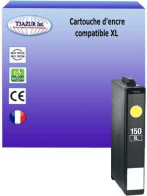 Cartouche d'encre T3AZUR pour Lexmark 150 XL Jaune Cartouche d'encre T3AZUR pour Lexmark 150 XL Jaune