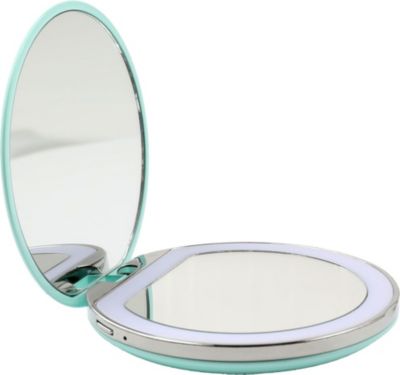 Miroir BEAUTY rond grossissant (x3) pliant debrochable lumière froide LED