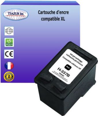 Cartouche d'encre T3AZUR pour HP 337 Noire Cartouche d'encre T3AZUR pour HP 337 Noire