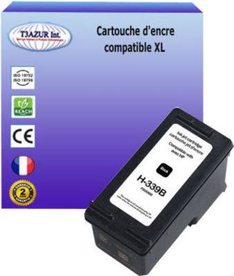 Cartouche d'encre T3AZUR pour HP 339 Noire Cartouche d'encre T3AZUR pour HP 339 Noire