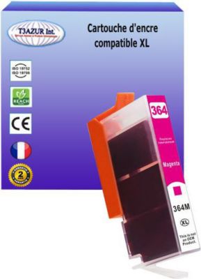 Cartouche d'encre T3AZUR pour HP 364 XL Magenta