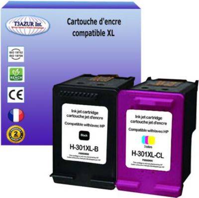 Hanink 301 XL Cartouches d'encre Remplacement pour Cartouche HP