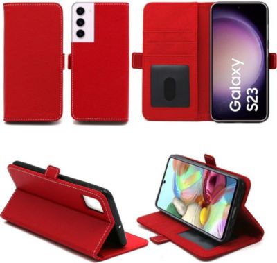 Housse XEPTIO Samsung Galaxy S23 Etui carte rouge