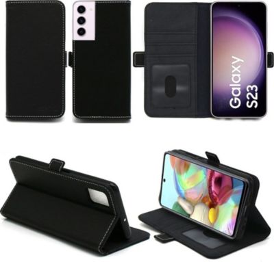Housse XEPTIO Samsung Galaxy S23 pochette noire