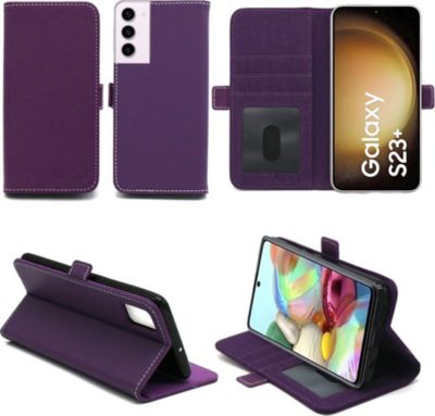 Housse XEPTIO Samsung Galaxy S23 Plus pochette violet