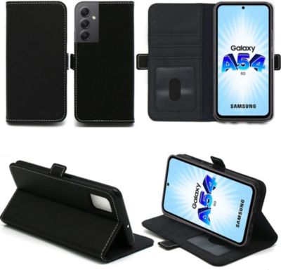 Housse XEPTIO Samsung Galaxy A54 5G Etui carte noir Housse XEPTIO Samsung Galaxy A54 5G Etui carte noir
