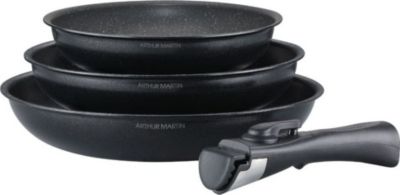 Poêle SHOP-STORY Arthur Martin 20-24-28 cm avec poignée Poêle SHOP-STORY Arthur Martin 20-24-28 cm avec poignée