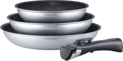 Poêle SHOP-STORY Arthur Martin 20-24-28 cm avec poignée Poêle SHOP-STORY Arthur Martin 20-24-28 cm avec poignée