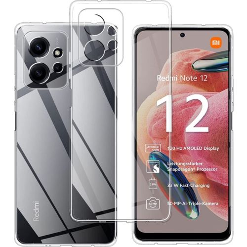 Coque pour Xiaomi Redmi Note 12 5G - Antichoc Protection TPU Souple  Transparent Phonillico® - Coque et étui téléphone mobile - Achat & prix