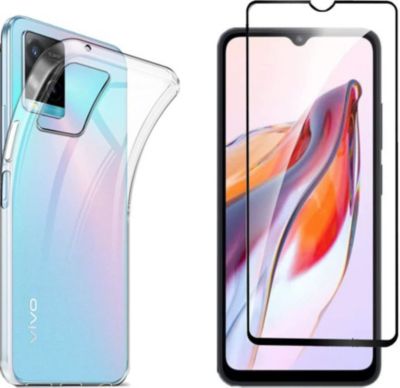 Protège écran XEPTIO Vivo Y33s 4G tpu et full noir