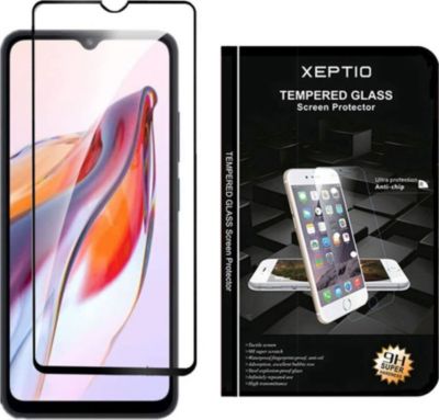 Protège écran XEPTIO Vivo Y21 4G vitre noir