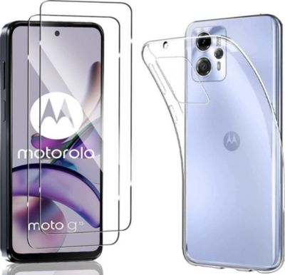 Protège écran XEPTIO Motorola Moto G13 tpu et full noir