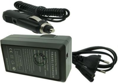 Chargeur Secteur + Allume-Cigare Pour Canon MVX1 / MVX1i / MVX2i – Neuf