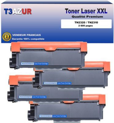 Toner T3AZUR 4 Toners compatibles Brother TN2320 Toner T3AZUR 4 Toners compatibles Brother TN2320