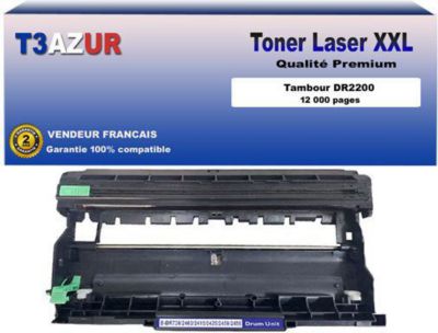 Cassette de chargement T3AZUR compatible avec Brother DR2200