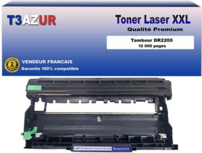 Cassette de chargement T3AZUR compatible avec Brother DR2200