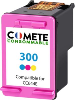COMETE - 300 - 1 cartouche compatible HP 300 - Couleur - Marque
