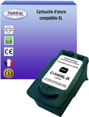 Cartouche d'encre T3AZUR pour Canon pixma MG3600 Noir Cartouche d'encre T3AZUR pour Canon pixma MG3600 Noir
