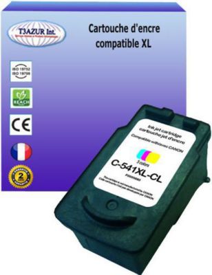 Cartouche d'encre T3AZUR pour Canon CL541 CL541XL  Noir