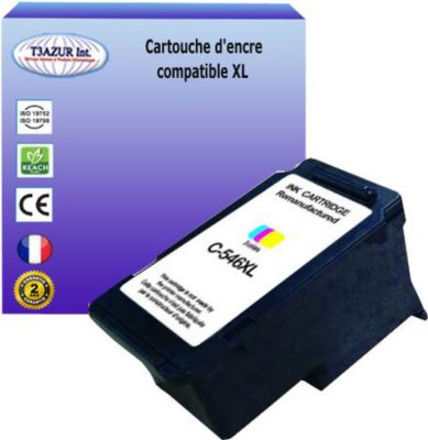 Cartouche d'encre T3AZUR pour Canon Pixma TS3150, TS3350 Couleur Cartouche d'encre T3AZUR pour Canon Pixma TS3150, TS3350 Couleur