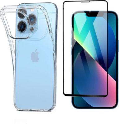 Protège écran XEPTIO Apple iPhone 15 Pro 5G tpu et full noir