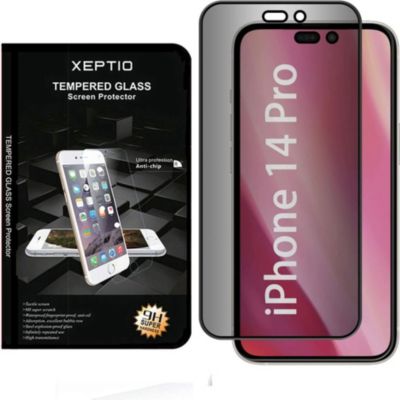 Film Verre Trempé Anti Espion pour iPhone 15 [Pack 2] Vitre Noir Protection  Ecran Phonillico®