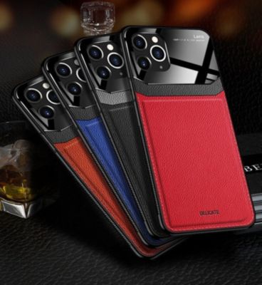 Coque SHOT CASE Coque Effet Cuir IPHONE 15 BLEU