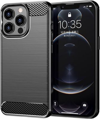 Coque SHOT CASE Coque Silicone Rayé IPHONE 15 Pro NOIR