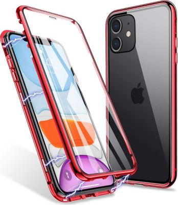 Coque SHOT CASE Coque Verre Trempe IPHONE 15 Pro ROUGE