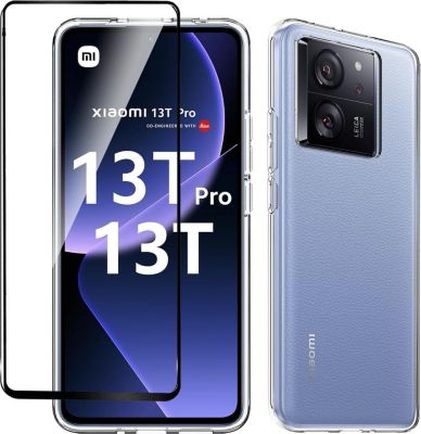 Protège écran XEPTIO Xiaomi 13T Pro 5G coque et full noir