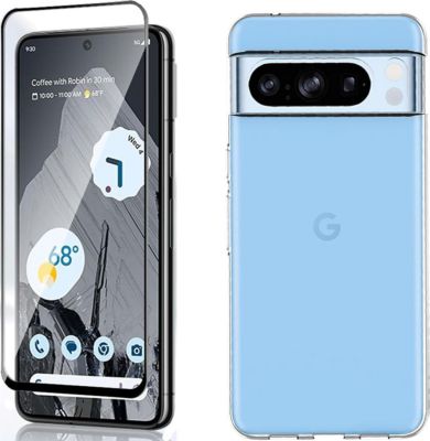Protège écran XEPTIO Google Pixel 8 Pro tpu et full noir