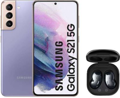 Smartphone SAMSUNG Galaxy S21 5G Violet et Galaxy Buds Noir Reconditionné
