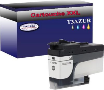 Cartouche d'encre T3AZUR remplace Brother LC3233 XL Noire