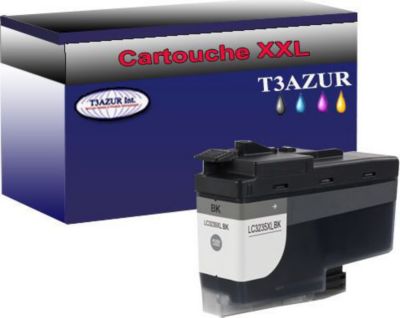 Cartouche d'encre T3AZUR remplace Brother LC3235 XL Noire