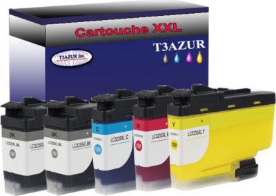 T3AZUR remplace Brother LC3235 XL (pack 5)