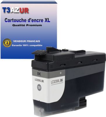 Cartouche d'encre T3AZUR remplace Brother LC3239 XL Noire