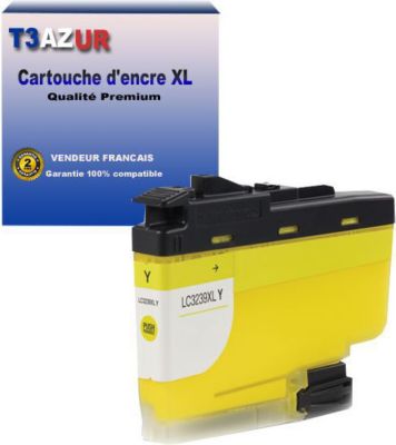 Cartouche d'encre T3AZUR remplace Brother LC3239 XL Jaune